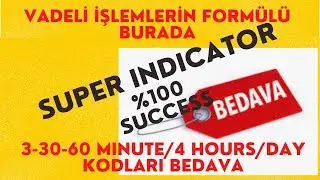 FUTURES VADELİ İŞLEMLERDE KAZANMANIN ANAHTARI BU İNDİKATÖRDE |  PARA KAZAN |  AMA HER İŞLEMDE KAZAN.