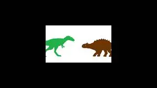 alioramus vs ankylosaurus [stick nodes]