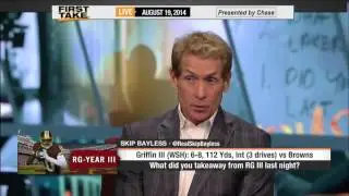 First Take - Stephen A.: I'm Concerned about RGIII