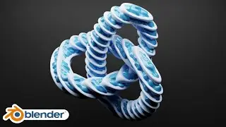 Blender Tutorial - Create Abstract 3D Artwork in Blender 3.0 / 