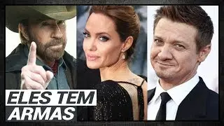 TOP FAMOSOS QUE POSSUEM ARMAS | VOCÊ NÃO SABIA | LADO R