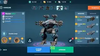 Raven Boy Ultimeate Punisher-T War Robots Gameplay