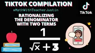 Rationalizing the Denominator with Two Term (TikTok Compilation)
