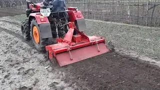 Мини-трактор  Шифенг 244 с почвофрезой ДТЗ 1GQN-140