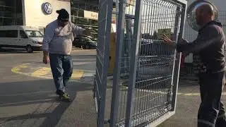 Panel çit Akordion katlanır kapı sistemleri