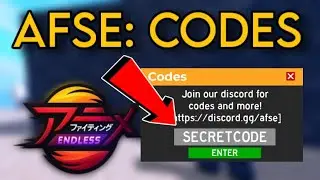 Anime Fighting Simulator Endless CODES (AFSE) | ALL WORKING CODES