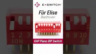 Für Elise 🎶 | KAP Piano DIP Switch - E-Switch #piano
