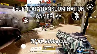 Call Of Duty Mobile SEASON7 LEGENDARY RANK FULL GAMEPLAY ! with "HG40"