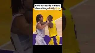 LeBron was ready to throw them thangs with Aaron Gordon👊🏾👊🏾💪🏾🤣🤣🤣