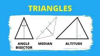 Triangle | Median, Altitude, Angle Bisector | IntoMath