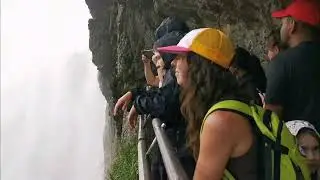 Водопад Штауббах/ из Германии в Швейцарию/ Швейцарские Альпы/Staubbachfall Wasserfall
