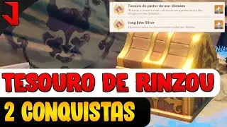 ENCONTRE 8 MARCAS NA PAREDE (TESOURO DE RINZOU) - 2 CONQUISTAS SECRETAS | GENSHIN IMPACT