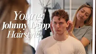 Curly texture medium hair 💈💇‍♂️ inspiration Young Johnny Depp 😎