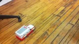 Hacked toy car controlled through XBee and Arduino