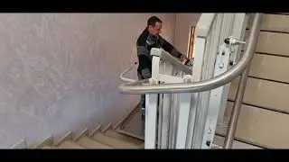 Подъёмная платформа для МГН БК 350 г. Ессетуки - проект, монтаж, обслуживание компанией ЦРТ