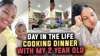 Cooking with my 2 Year Old #cooking #mommyandme