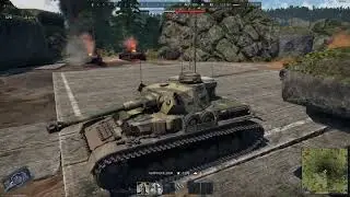 War Thunder - 1 Pz IV for 9 enemy tanks, a good trade!
