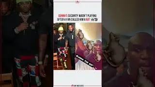 Gunna's security wasn't playing after a fan called him a RAT 👀🐀
