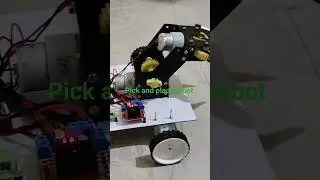 DIY PICK AND PLACE ROBOT USING ARDUINO #robotics #arduino