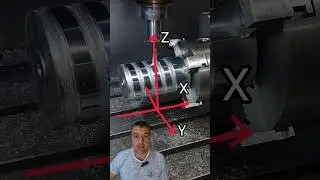 Четырёх-осевая обработка на фрезерном станке с ЧПУ. Фрезеровка спирали.