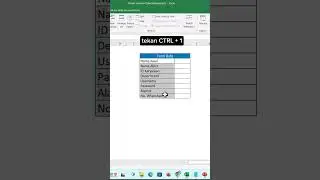 Excel Trik Cara Membuat Titik Dua Otomatis Sejajar #excel #shorts