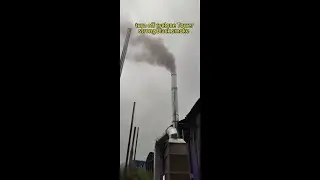 remove black smoke from Burn wood factory