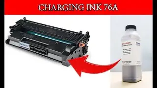 INSTRUCTIONS FOR CHARGING INK 76A,26A