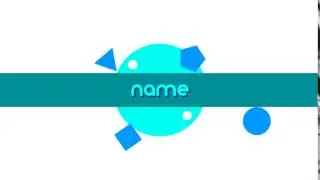 ► Blue 2D Intro Template II You asked for more 2D