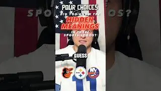CAN YOU GUESS THE HIDDEN MEANING IN THESE SPORTS LOGOS? #nfl #nba #nfl #steelers #didyouknow