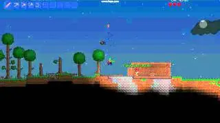 Lets play terraria part 1 with luigiandgames43 and tastybook8!
