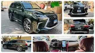 تحويل و ترهيم لكزس استيشن lx570 من ٢٠١٠ الى ٢٠٢١ lexus lx570 upgrade to 2021