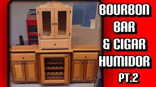 LIQUOR CABINET WITH BUILT IN HUMIDOR PT 2