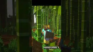 A floresta de bambus em Minecraft #minecraft #rumoaos2k #games