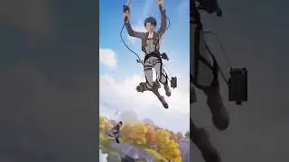 Mikasa and Levi Ackerman in Fortnite (Fortnite x Attack On Titan) #shorts #fortnite #attackontitan
