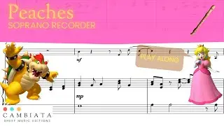 Peaches - Solo soprano recorder (Play Along)