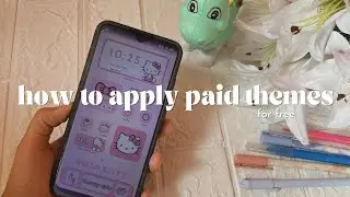 how to apply vivo paid themes for free 💌🌱