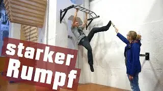 Bouldern und Klettern im Überhang: Körperspannung trainieren