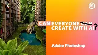 I created Adobe's Library Advert using GEN AI in Adobe Photoshop