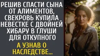 Решив спасти сына от алиментов, свекровь купила невестке с двойней хибару в глуши…