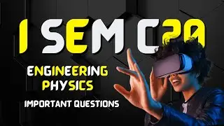 Diploma 1st Year Physics Important Questions | Engineering Physics Important Questions Diploma C20