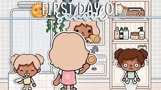 First Day Of SCHOOL 🏫 *CHAOTIC* | *with voice* | Toca Boca Roleplay