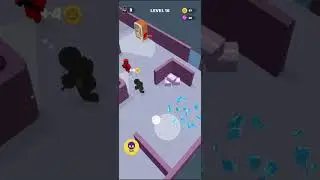 killing bodyguards with freezing gun #shorts