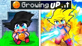 Growing up as GOKU in Minecraft!