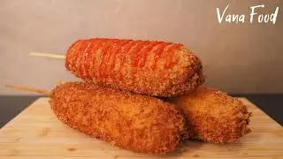 Corn Dog with Cheese | Korean Street Food!