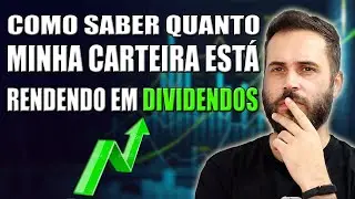 COMO SABER O QUANTO SUA CARTEIRA ESTÁ RENDENDO EM DIVIDENDOS