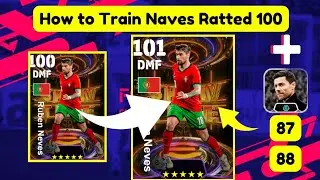 Best Guide to Level up Ruben Neves ( Daily Game update ) in Efootball 2024