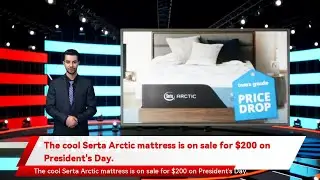 The cool Serta Arctic mattress is on sale for $200 on President's Day.