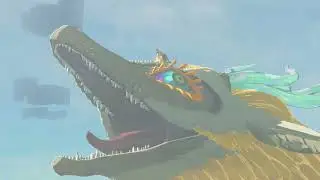The legend of Zelda: Tears of the kingdom. Линк получает высший меч