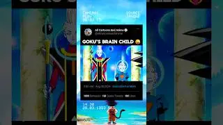 Goku's Brain Child 😜 #dbz #goku #shorts 🔥🔥