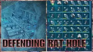 Defending UW Rat Hole|Ark Small Tribes PS5 PvP